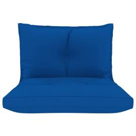 Perne de canapea din paleți, 2 buc., albastru regal, textil, 3 image