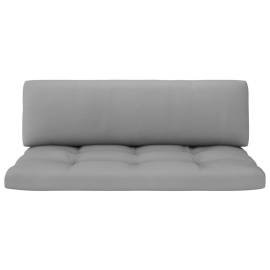 Perne de canapea din paleți, 2 buc., gri, 3 image