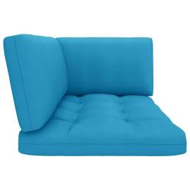 Perne pentru canapea din paleți, 3 buc., albastru, 4 image