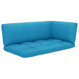 Perne pentru canapea din paleți, 3 buc., albastru, 2 image