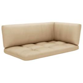 Perne pentru canapea din paleți, 3 buc., bej, 2 image