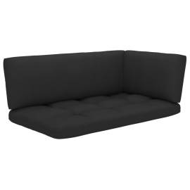 Perne pentru canapea din paleți, 3 buc., negru, 2 image