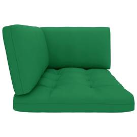 Perne pentru canapea din paleți, 3 buc., verde, 4 image