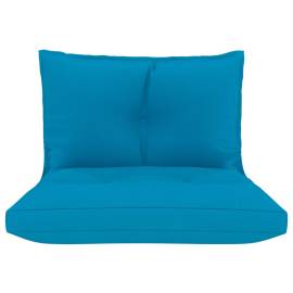 Perne pentru canapea din paleți 2 buc, albastru, textil, 3 image