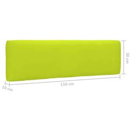 Perne pentru canapea din paleți 2 buc, verde crud, 11 image