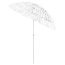Umbrelă de plajă, alb, 180 cm, 4 image