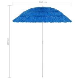 Umbrelă de plajă, albastru, 180 cm, 8 image