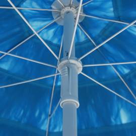 Umbrelă de plajă, albastru, 180 cm, 2 image
