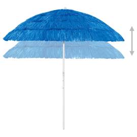 Umbrelă de plajă, albastru, 240 cm, 3 image