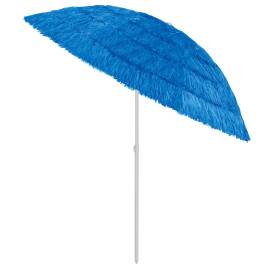 Umbrelă de plajă, albastru, 240 cm, 4 image