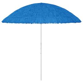 Umbrelă de plajă, albastru, 300 cm
