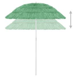 Umbrelă de plajă, verde, 180 cm, 5 image