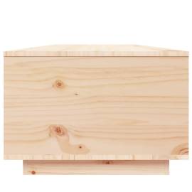 Măsuță de cafea, 80x50x35,5 cm, lemn masiv de pin, 8 image