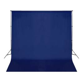 Fundal foto, albastru, 300x300 cm, bumbac, chroma key, 3 image