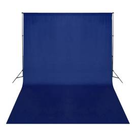 Fundal foto, albastru, 500 x 300 cm, bumbac, chroma key, 4 image