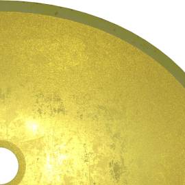 Chiuvetă din sticlă, auriu, 50x37x14 cm, 6 image