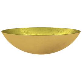 Chiuvetă din sticlă, auriu, 50x37x14 cm, 3 image