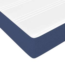 Saltea de pat cu arcuri, albastru, 90x190x20 cm, textil, 5 image
