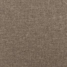 Saltea de pat cu arcuri, gri taupe, 160x200x20 cm, textil, 6 image