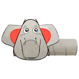 Cort de joacă elefant pentru copii, gri, 174x86x101 cm, 4 image