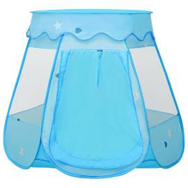 Cort de joacă pentru copii, albastru, 102x102x82 cm, 3 image