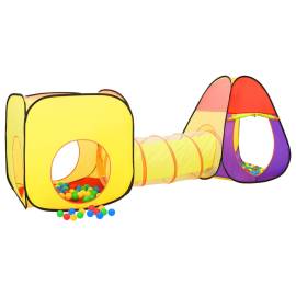 Cort de joacă pentru copii, multicolor, 255x80x100 cm, 3 image