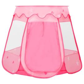 Cort de joacă pentru copii, roz, 102x102x82 cm, 3 image