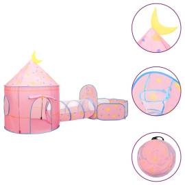 Cort de joacă pentru copii, roz, 301x120x128 cm, 2 image