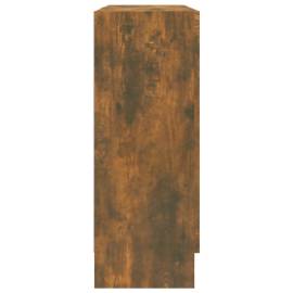 Dulap cu vitrină, stejar fumuriu 82,5x30,5x80 cm lemn prelucrat, 4 image