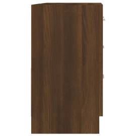 Dulap de chiuvetă, stejar maro, 63x30x54 cm, lemn prelucrat, 4 image
