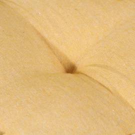 Pernă pentru canapea din paleți, galben, 120 x 80 x 10 cm, 2 image