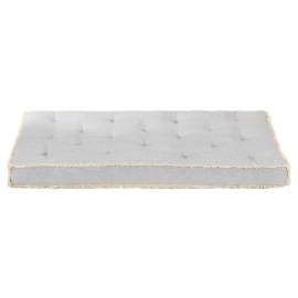 Pernă pentru canapea din paleți, gri, 120 x 80 x 10 cm, 3 image