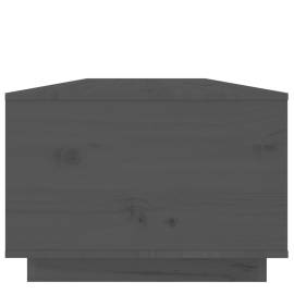 Măsuță de cafea, gri, 100x50x35 cm, lemn masiv de pin, 8 image