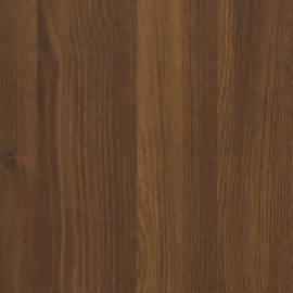 Dulap de chiuvetă bazin încorporat stejar maro lemn prelucrat, 5 image