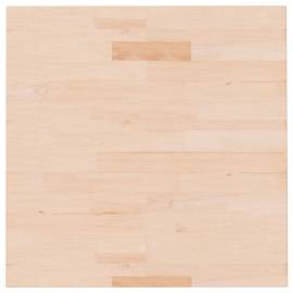 Blat de masă pătrat, 60x60x1,5 cm, lemn masiv stejar netratat, 2 image