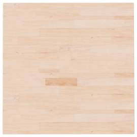 Blat de masă pătrat, 70x70x2,5 cm, lemn masiv stejar netratat, 2 image