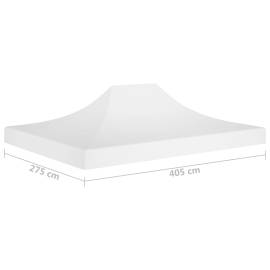 Acoperiș pentru cort de petrecere, alb, 4 x 3 m, 270 g/m², 6 image