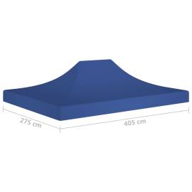 Acoperiș pentru cort de petrecere, albastru, 4 x 3 m, 270 g/m², 6 image