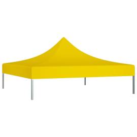 Acoperiș pentru cort de petrecere, galben, 3 x 3 m, 270 g/m², 2 image