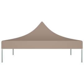 Acoperiș pentru cort de petrecere, gri taupe, 3x3 m, 270 g/m², 3 image