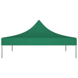 Acoperiș pentru cort de petrecere, verde, 3 x 3 m, 270 g/m², 3 image