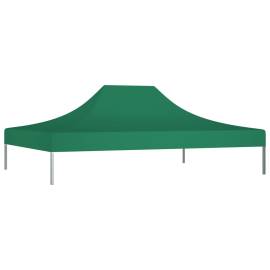 Acoperiș pentru cort de petrecere, verde, 4 x 3 m, 270 g/m², 2 image