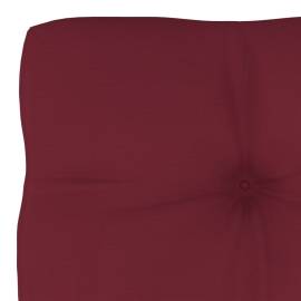Pernă canapea din paleți, roșu vin, 80 x 40 x 12 cm, 3 image