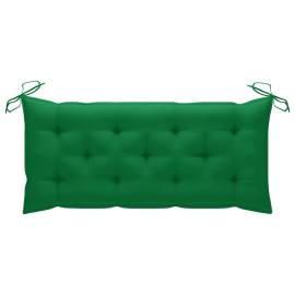Pernă pentru balansoar, verde, 120 cm, material textil, 4 image