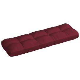 Pernă pentru canapea de grădină, roșu vin, 120x40x12 cm, textil