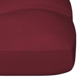 Pernă pentru canapea de grădină, roșu vin, 120x40x12 cm, textil, 4 image