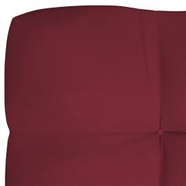 Pernă pentru canapea de grădină, roșu vin, 120x40x12 cm, textil, 3 image