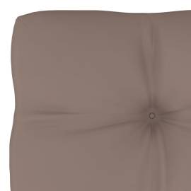 Pernă pentru canapea din paleți, gri taupe, 80 x 40 x 12 cm, 3 image