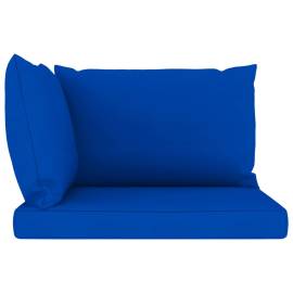 Perne pentru canapea din paleți, 3 buc., albastru, textil, 3 image