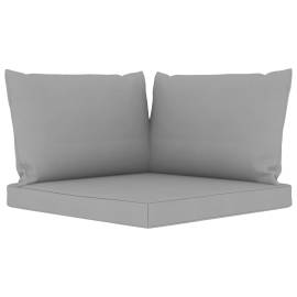 Perne pentru canapea din paleți, 3 buc., gri, material textil, 2 image